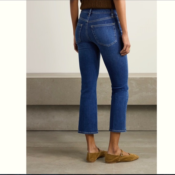 FRAME Reboot Crop stretch high-rise bootcut jeans Size 27 NWT - Picture 6 of 8